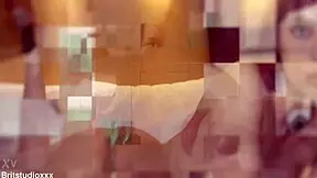 British blonde student gets that A by pleasing with a smoke JOI