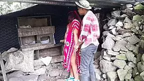 The girl from Colombia is taking a huge cock in her pussy