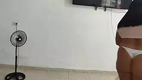 Chubby Latina girl sucks her stepdad’s big cock