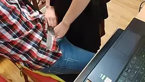 Stepbrother fucks me hard in wet panties