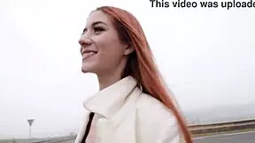 Street girl,ema, gets fucked hard,drenched in pissing brew