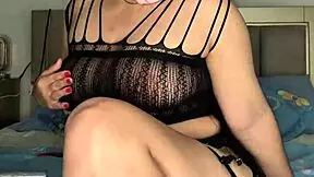 Naughty girl in a mask pleases herself with hard sex, reminiscent of steamy Babes channel content