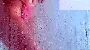 Steamy shower action, stunning curves bounce enticingly