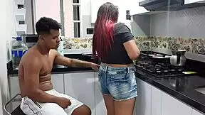 My girlfriend is a stunning kitchen maid with incredible skills