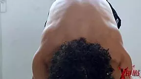 Hot girls suck dick of a box coach