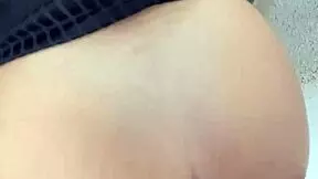 A girl was caught in public for her nudity and got intimate with a stranger