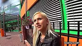 Shopping centre, young czech girl gets seduced and fucked