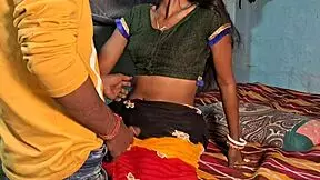 Hot bhabhi's sharee tease turns to intense room action