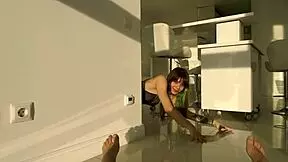 Guy's friend's GF sneaked in to give him a blowjob