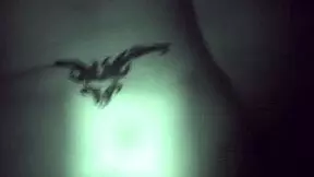 Night vision sex of Amber in a unique style