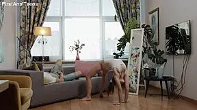 A cute ballerina, flexible Nicole, gets her ass roughly taken in a wild encounter