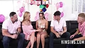 yo, rite of passage with step family gangbang on her 18th birthday