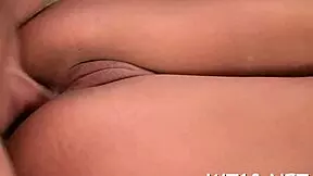 Sperm-filled twat for young slut