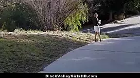 Big white cock in black
