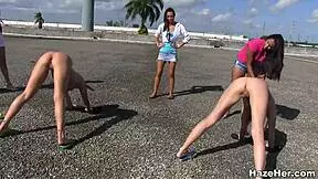 College pool wrestling and sex
